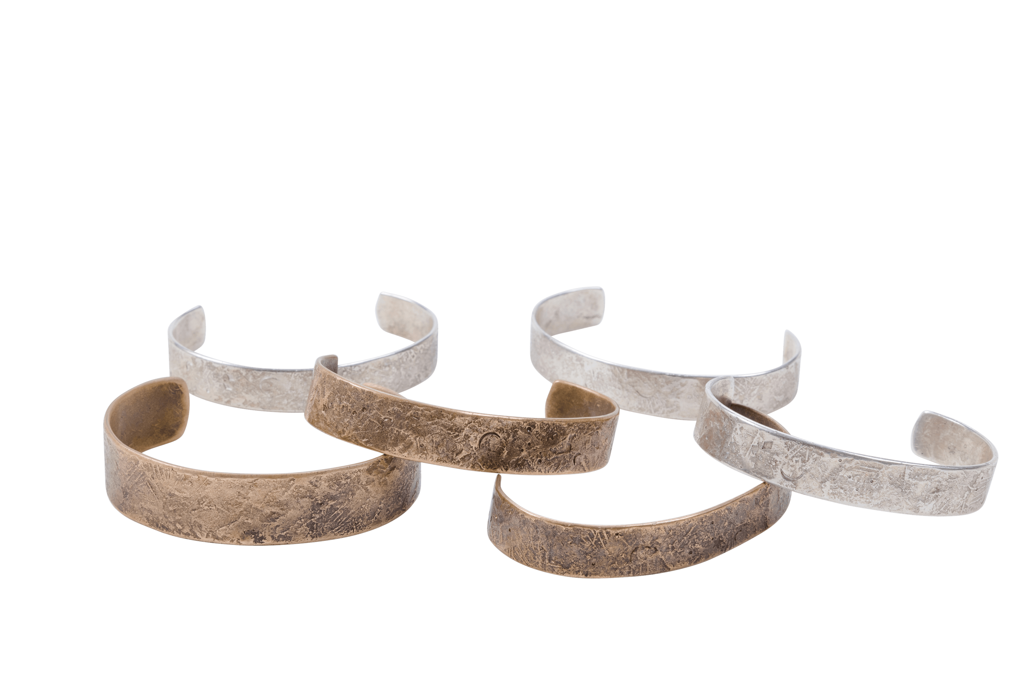 SUGARHILL TRI-CRESENDO BANGLE  シュガーヒル C. 1980 Vintage 14kt Tri-Colored Gold Woven Bracelet