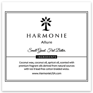 Allure 16 Oz Candle - Harmonie Home & Body